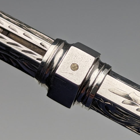 英國古董自動鉛筆血石裝飾伸縮 84-108 毫米